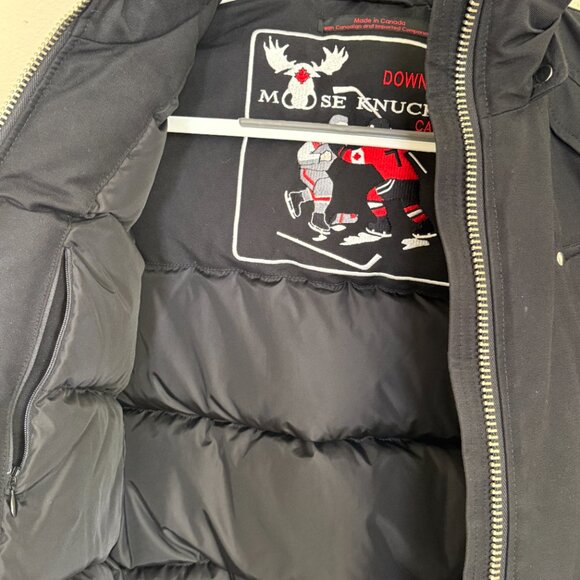 Moose Knuckles jacket Ballistics Bomber 650 Fill Power Down Jacket winter coat - Picture 5 of 11